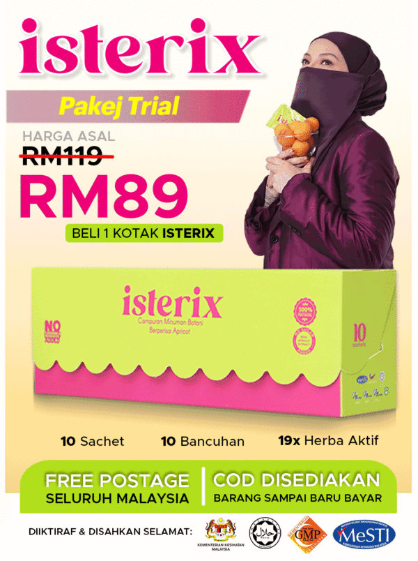 PAKEJ TRIAL - 1 Kotak Isterix